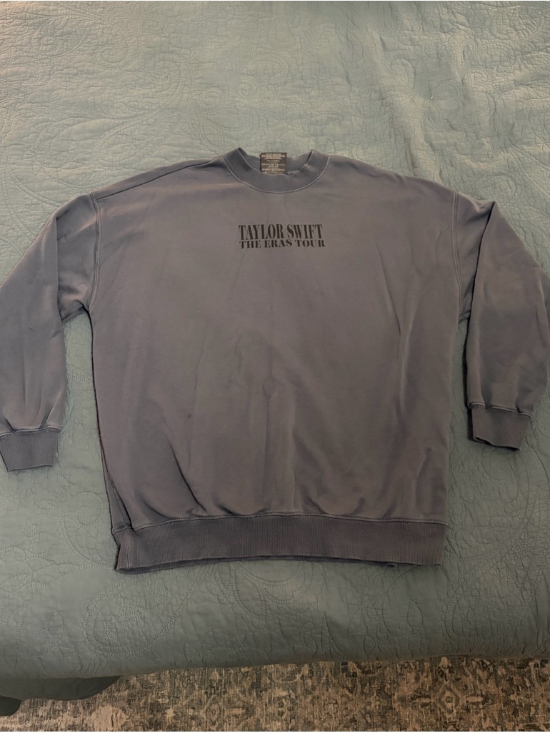 Rare Sold Out Taylor Swift Eras Tour Blue Crewneck